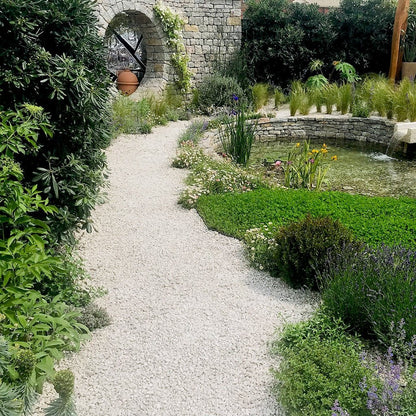 White Limestone 20mm - Gardenscapedirect