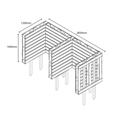 Pallet Compost Bin Kit | Gardenscapedirect