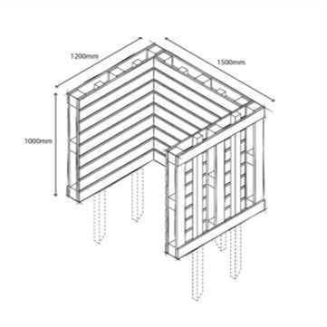 Pallet Compost Bin Kit | Gardenscapedirect