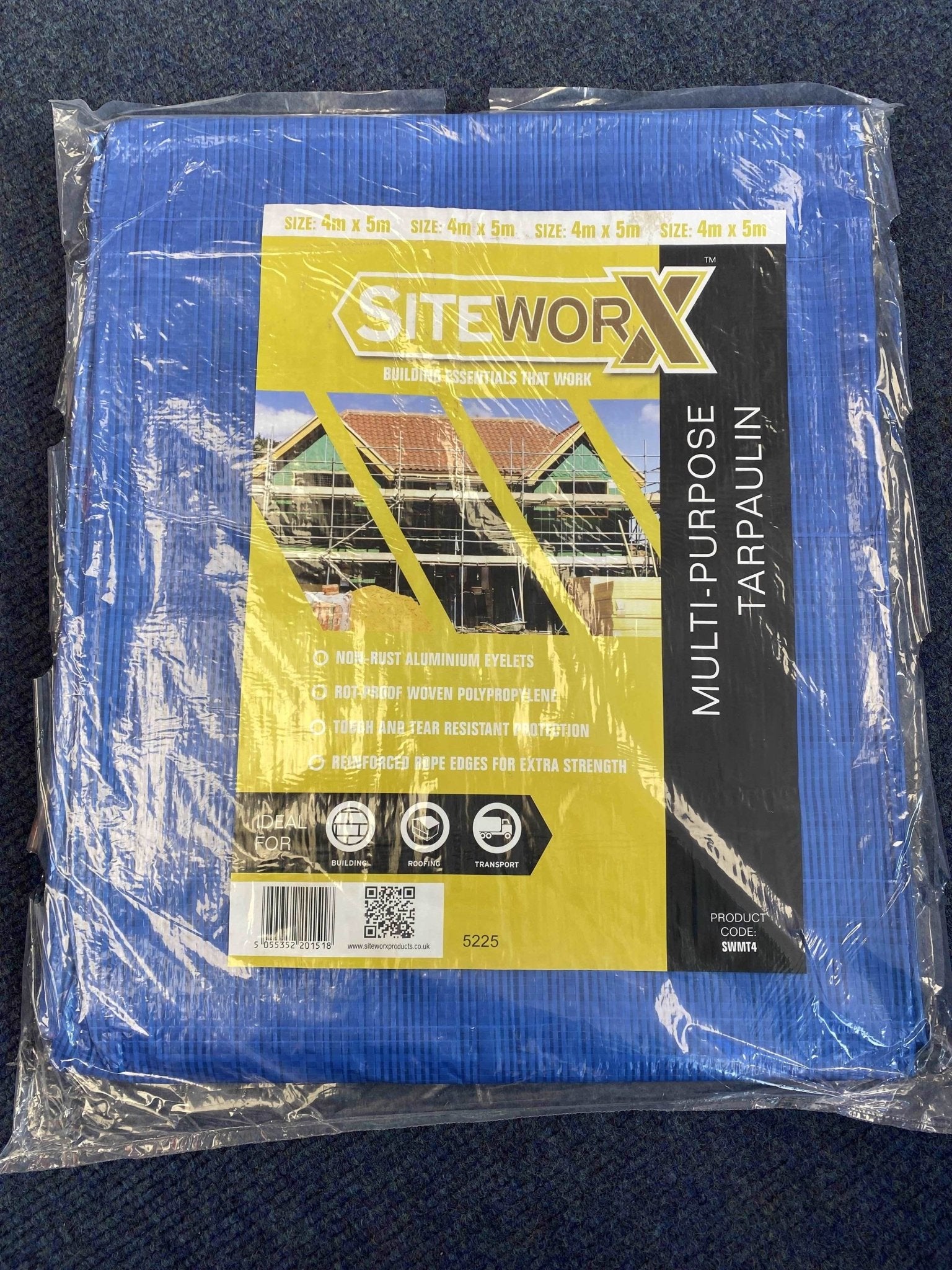 Siteworx MultiPurpose Tarpaulin Gardenscapedirect
